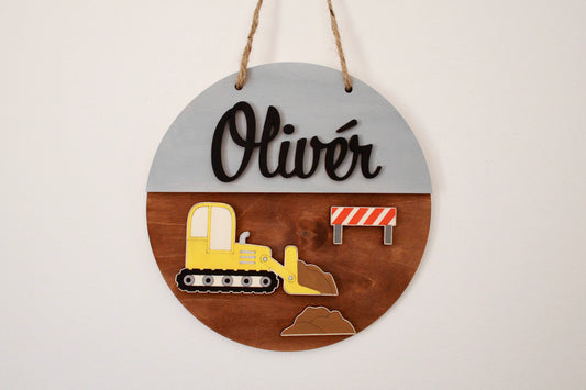 Construction site Room Sign – Perfect for Construction Enthusiasts!